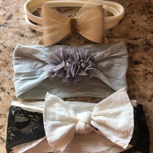 Lot of 3 baby bling bows
